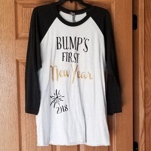 Bump's First New Year 2018 Shirt